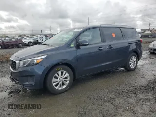 2015 Kia Sedona LX with VIN KNDMB5C19F6031606, listed as a Copart auction lot 51302835 with 96,356 mi miles and Salvage Title. Bid and sale history available at DreamBid. Image 1.