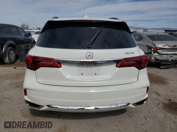 2019 Acura MDX Advance with VIN 5J8YD3H91KL002077, listed as a Copart auction lot 45039805 with Not Provided miles and Salvage Title. Bid and sale history available at DreamBid. Image 6.