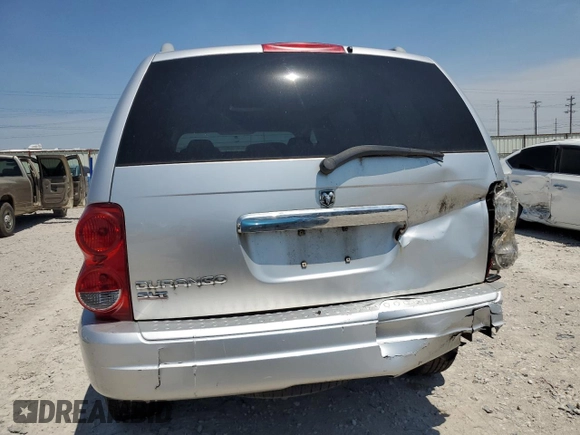 2006 Dodge Durango z VIN 1D4HD48K46F153655, wystawiony jako Copart lot #66506204 z przebiegiem 131 886 mil mil oraz Szkoda całkowita • Salvage title. Historia ofert i sprzedaży dostępna na DreamBid. Obrazek 6.