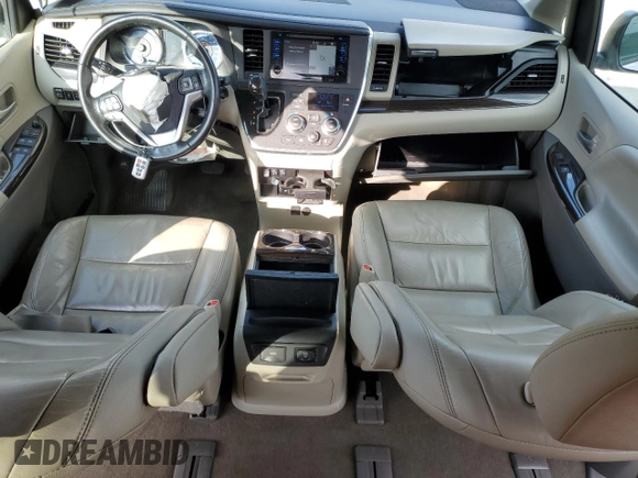 2016 Toyota Sienna Ltd with VIN 5TDDK3DC8GS131573, listed as a Copart auction lot 44938475 with 163,010 mi miles and Salvage Title. Bid and sale history available at carsss.com. Image 8.