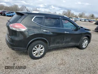 2015 Nissan Rogue SV with VIN KNMAT2MVXFP535768, listed as a Copart auction lot 53031005 with 124,767 mi miles and Salvage Title. Bid and sale history available at carsss.com. Image 3.