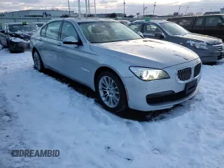2014 BMW 7 Series 740Li xDrive with VIN WBAYF4C57ED281954, listed as a Copart auction lot 85297394 with 63,535 mi miles and Salvage Title. Bid and sale history available at carsss.com. Image 13.