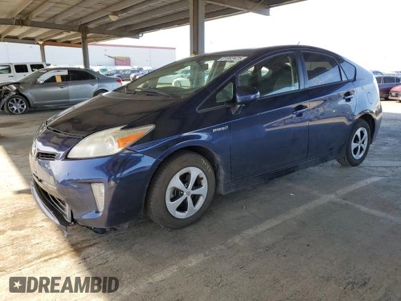 2013 Toyota Prius One with VIN JTDKN3DUXD1725534, listed as a Copart auction lot 51963425 with 188,447 mi miles and Salvage Title. Bid and sale history available at DreamBid. Image 1.