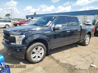 2019 Ford F-150 XL with VIN 1FTFW1E45KFA60222, listed as a Copart auction lot 64164885 with 102,542 mi miles and Clean title. Bid and sale history available at DreamBid. Image 1.