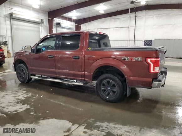 2015 Ford F-150 XLT with VIN 1FTEW1EF7FFB41659, listed as a Copart auction lot 46582325 with 130,539 mi miles and Salvage Title. Bid and sale history available at carsss.com. Image 2.