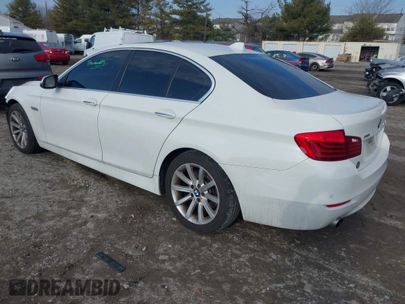 2015 BMW 5 Series 535i xDrive with VIN WBA5B3C51FD545163, listed as a IAAI auction lot 41481970 with 136,276 mi miles and . Bid and sale history available at carsss.com. Image 3.