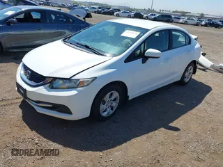 2014 Honda Civic LX z VIN 19XFB2F57EE223993, wystawiony jako IAAI lot #42315074 z przebiegiem 159 164 mil mil oraz . Historia ofert i sprzedaży dostępna na DreamBid. Obrazek 2.