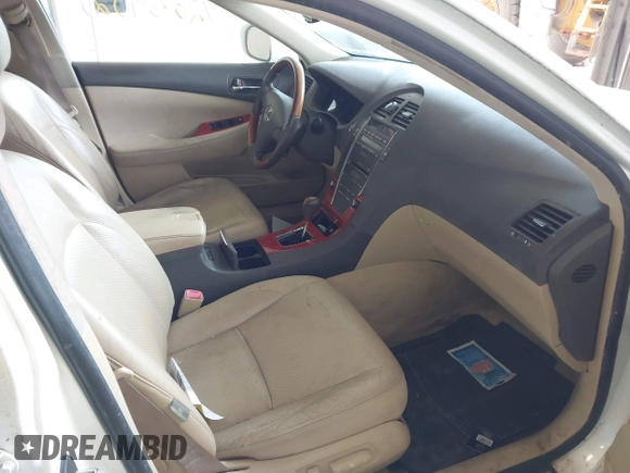 2007 Lexus ES 350 with VIN JTHBJ46G672145333, listed as a IAAI auction lot 42059523 with 206,756 mi miles. Bid and sale history available at carsss.com. Image 5.
