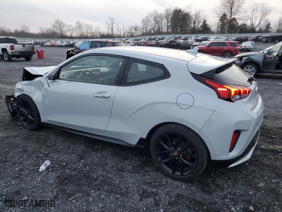 2020 Hyundai Veloster Turbo with VIN KMHTH6AB4LU026943, listed as a Copart auction lot 82648914 with 95,151 mi miles and Salvage Title. Bid and sale history available at carsss.com. Image 2.