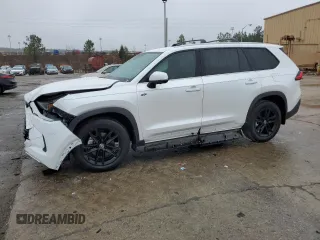 2024 Toyota Grand Highlander XLE with VIN 5TDAAAA56RS010527, listed as a Copart auction lot 45646675 with 13,302 mi miles and Salvage Title. Bid and sale history available at carsss.com. Image 1.