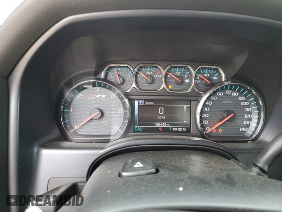 2015 Chevrolet Silverado 1500 LT with VIN 3GCUKREC7FG478455, listed as a Copart auction lot 54081965 with 196,449 mi miles and Salvage Title. Bid and sale history available at DreamBid. Image 9.