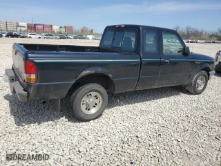 1997 Ford Ranger XL with VIN 1FTCR14U7VTA66265, listed as a Copart auction lot 53171285 with 230,500 mi miles and Salvage Title. Bid and sale history available at carsss.com. Image 3.