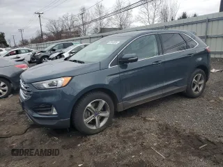 2019 Ford Edge SEL z VIN 2FMPK4J9XKBC42157, wystawiony jako Copart lot #47943035 z przebiegiem Nie podano mil oraz Szkoda całkowita • Salvage title. Historia ofert i sprzedaży dostępna na DreamBid. Obrazek 1.