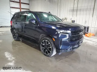 2023 Chevrolet Tahoe RST with VIN 1GNSKRKD9PR102238, listed as a Copart auction lot 87468924 with 0 mi miles and Salvage Title. Bid and sale history available at carsss.com. Image 4.
