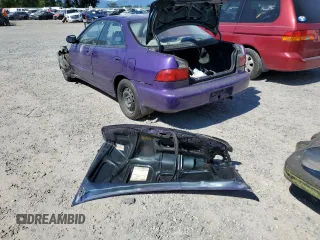 1996 Acura Integra LS with VIN JH4DB7653TS005093, listed as a Copart auction lot 57783383 with 217,250 mi miles and Salvage title. Bid and sale history available at DreamBid. Image 12.