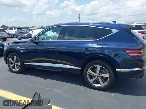 2023 Genesis GV80 with VIN KMUHCESC1PU128519, listed as a IAAI auction lot 42384545 with 32,388 mi miles and . Bid and sale history available at DreamBid. Image 14.