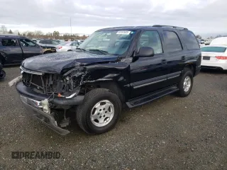 2004 Chevrolet Tahoe LS with VIN 1GNEC13V24R305650, listed as a Copart auction lot 44187625 with 82,000 mi miles and Salvage Title. Bid and sale history available at carsss.com. Image 1.