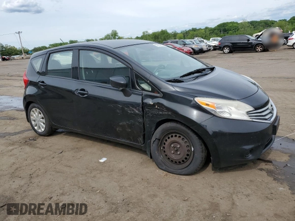 2015 Nissan Note S Plus with VIN 3N1CE2CPXFL395791, listed as a Copart auction lot 57964255 with 233,146 mi miles and Salvage title. Bid and sale history available at DreamBid. Image 4.