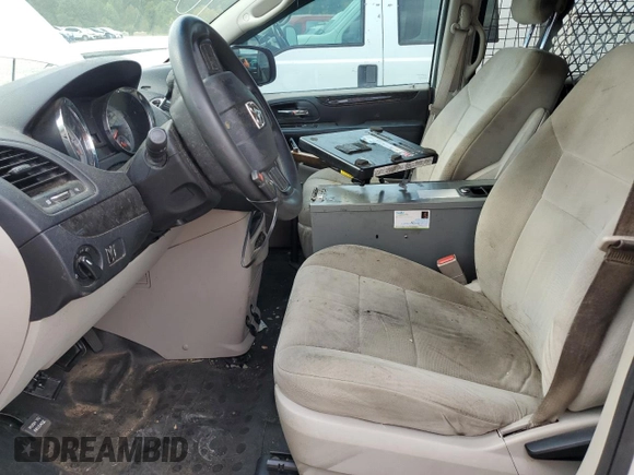 2012 Ram Cargo Van with VIN 2C4RDGAGXCR153365, listed as a Copart auction lot 72135354 with 0 mi miles and Salvage Title. Bid and sale history available at carsss.com. Image 7.