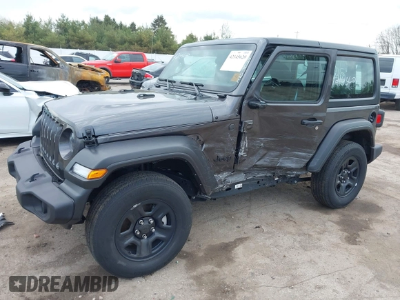 2022 Jeep Wrangler Willys Sport with VIN 1C4GJXAN8NW223101, listed as a IAAI auction lot 42145620 with 42,831 mi miles and . Bid and sale history available at DreamBid. Image 6.
