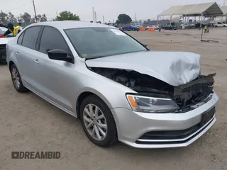 2015 Volkswagen Jetta SE with VIN 3VWD17AJ3FM324044, listed as a IAAI auction lot 42594929 with 108,480 mi miles and . Bid and sale history available at DreamBid. Image 1.