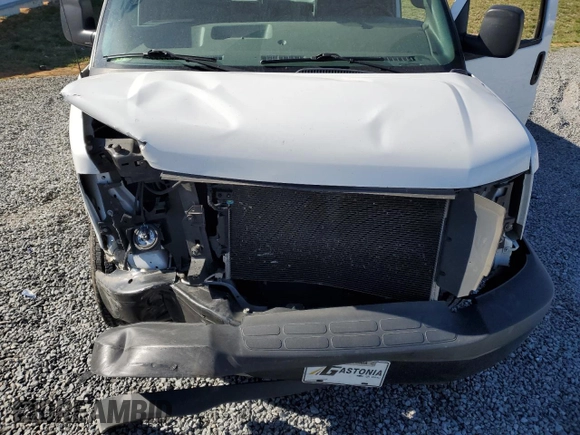 2021 Chevrolet Express Cargo with VIN 1GCWGBFP9M1229797, listed as a Copart auction lot 49795425 with 149,058 mi miles and Salvage title. Bid and sale history available at DreamBid. Image 12.