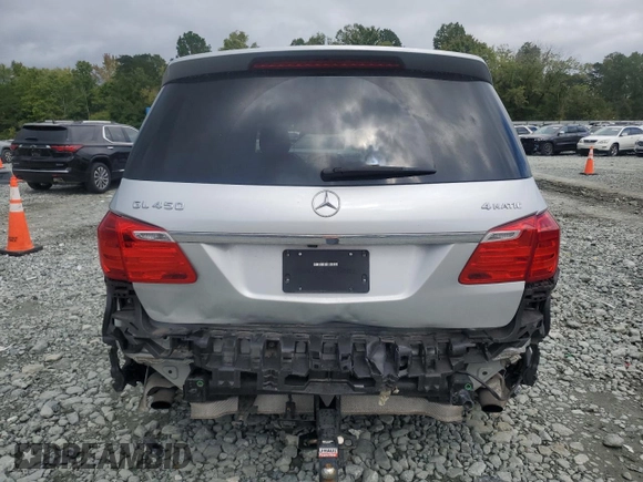 2016 Mercedes-Benz GL with VIN 4JGDF6EE8GA627407, listed as a Copart auction lot 73913644 with 104,366 mi miles and Salvage Title. Bid and sale history available at carsss.com. Image 6.
