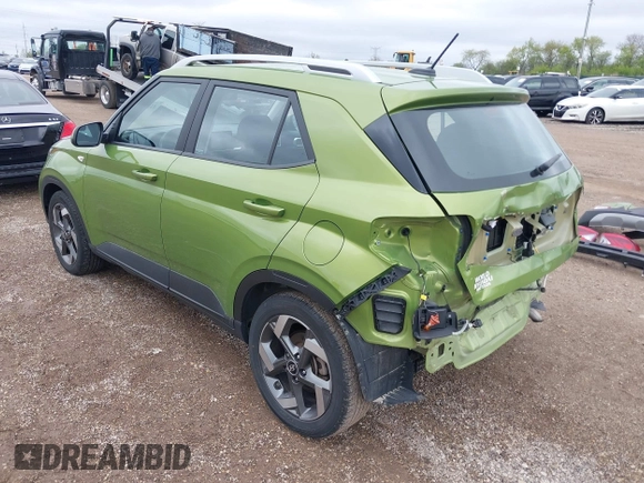 2023 Hyundai Venue SEL with VIN KMHRC8A38PU243429, listed as a IAAI auction lot 42193518 with 39,020 mi miles and . Bid and sale history available at DreamBid. Image 3.