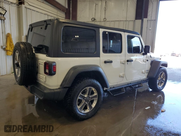 2018 Jeep Wrangler Unlimited Sport S z VIN 1C4HJXDG3JW274310, wystawiony jako Copart lot #53448895 z przebiegiem 112 467 mil mil oraz Szkoda całkowita • Salvage title. Historia ofert i sprzedaży dostępna na DreamBid. Obrazek 3.