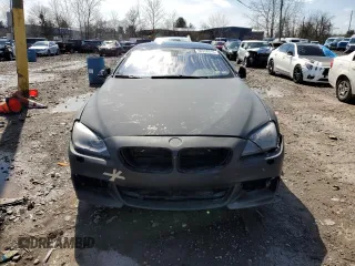 2015 BMW 6 Series 640i with VIN WBA6A0C5XFD318947, listed as a Copart auction lot 50228615 with 78,202 mi miles and Salvage Title. Bid and sale history available at carsss.com. Image 5.