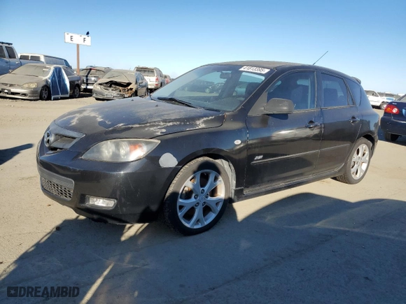 2008 Mazda Mazda3 s Grand Touring with VIN JM1BK344X81834803, listed as a Copart auction lot 41813395 with 153,109 mi miles and Clean Title. Bid and sale history available at carsss.com. Image 1.