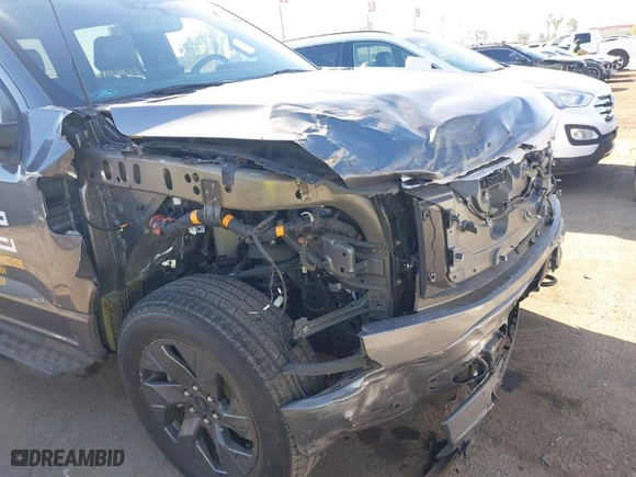 2022 Ford F-150 Lightning Pro with VIN 1FTVW1EL9NWG16717, listed as a IAAI auction lot 41290556 with 24,865 mi miles. Bid and sale history available at carsss.com. Image 6.