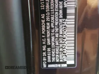2018 Porsche Cayenne z VIN WP1AA2A24JKA07342, wystawiony jako Copart lot #65542982 z przebiegiem 53 829 mil mil oraz . Historia ofert i sprzedaży dostępna na DreamBid. Obrazek 14.