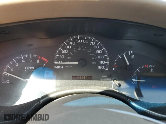 2001 Chevrolet Malibu with VIN 1G1ND52J51M612372, listed as a Copart auction lot 52581375 with 175,267 mi miles and Salvage Title. Bid and sale history available at carsss.com. Image 9.