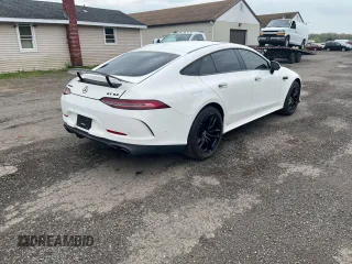 2019 Mercedes-Benz AMG GT 53 z VIN WDD7X6BB3KA004106, wystawiony jako Copart lot #55796485 z przebiegiem 54 825 mil mil oraz Tytuł czysty. Historia ofert i sprzedaży dostępna na DreamBid. Obrazek 3.