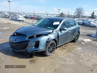 2013 Mazda 3 i Touring with VIN JM1BL1L79D1705300, listed as a IAAI auction lot 41847365 with 90,747 mi miles and . Bid and sale history available at carsss.com. Image 2.