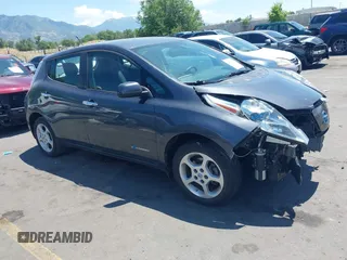 2013 Nissan LEAF SL with VIN 1N4AZ0CP2DC411350, listed as a IAAI auction lot 42469496 with 128,689 mi miles and . Bid and sale history available at DreamBid. Image 1.