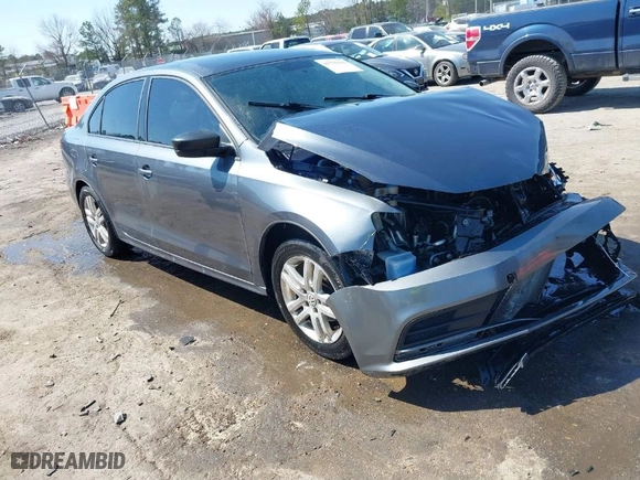 2015 Volkswagen Jetta Sedan 2.0L S with VIN 3VW2K7AJ7FM244556, listed as a IAAI auction lot 41776216 with 116,864 mi miles. Bid and sale history available at carsss.com. Image 1.