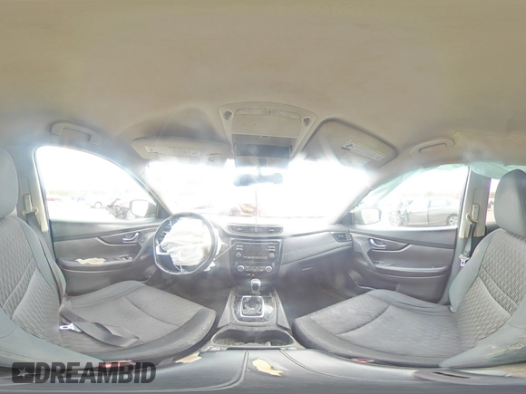 2017 Nissan Rogue SV with VIN 5N1AT2MTXHC744920, listed as a Copart auction lot 43873515 with 157,681 mi miles and Salvage Title. Bid and sale history available at carsss.com. Image 14.