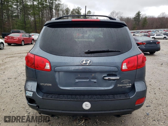 2009 Hyundai Santa Fe SE with VIN 5NMSH73EX9H265183, listed as a Copart auction lot 52118135 with 207,194 mi miles and Clean title. Bid and sale history available at DreamBid. Image 6.