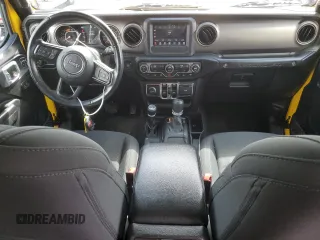2020 Jeep Wrangler Unlimited Sport with VIN 1C4HJXDM2LW289101, listed as a Copart auction lot 48896365 with 52,536 mi miles and Salvage title. Bid and sale history available at DreamBid. Image 8.