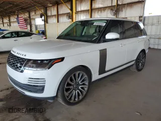 2018 Land Rover Range Rover z VIN SALGS2RE0JA387981, wystawiony jako Copart lot #55480565 z przebiegiem 89 387 mil mil oraz Czysty tytuł • Clean title. Historia ofert i sprzedaży dostępna na DreamBid. Obrazek 1.