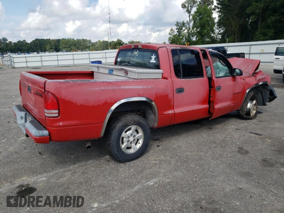 2002 Dodge Dakota Sport with VIN 1B7HG38N42S562989, listed as a Copart auction lot 73033534 with 183,962 mi miles and Salvage Title. Bid and sale history available at carsss.com. Image 3.