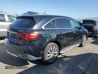 2016 Acura MDX w/Tech/Entertainment with VIN 5FRYD4H67GB028475, listed as a Copart auction lot 46524525 with 78,720 mi miles and Salvage Title. Bid and sale history available at carsss.com. Image 3.
