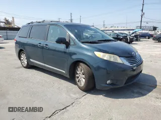2012 Toyota Sienna XLE AAS with VIN 5TDYK3DC8CS224654, listed as a Copart auction lot 60927385 with 161,282 mi miles and Salvage title. Bid and sale history available at DreamBid. Image 4.