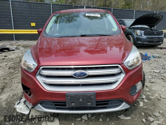 2017 Ford Escape SE with VIN 1FMCU0GD4HUA10282, listed as a Copart auction lot 53872825 with 102,832 mi miles and Salvage Title. Bid and sale history available at DreamBid. Image 5.