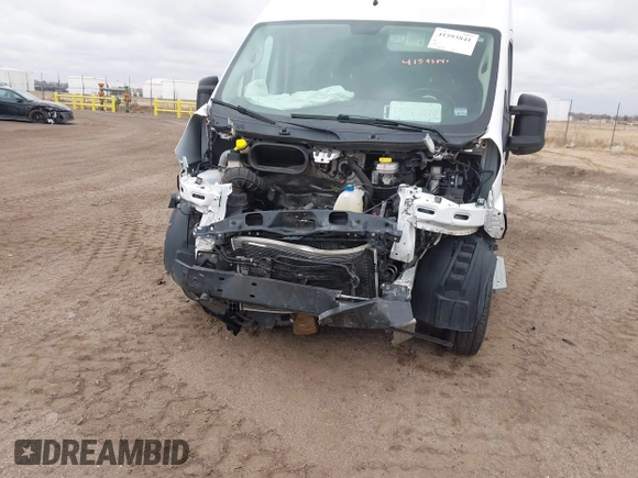 2021 Ram ProMaster Cargo with VIN 3C6LRVBG4ME542149, listed as a IAAI auction lot 41593841 with 70,022 mi miles. Bid and sale history available at carsss.com. Image 6.