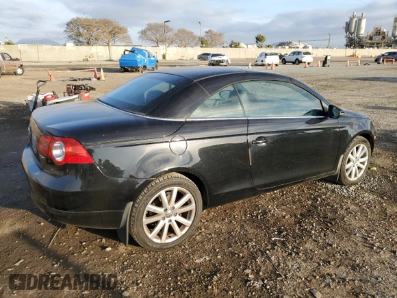 2011 Volkswagen Eos with VIN WVWAW7AH7BV004195, listed as a Copart auction lot 47486705 with 136,621 mi miles and Salvage Title. Bid and sale history available at DreamBid. Image 3.