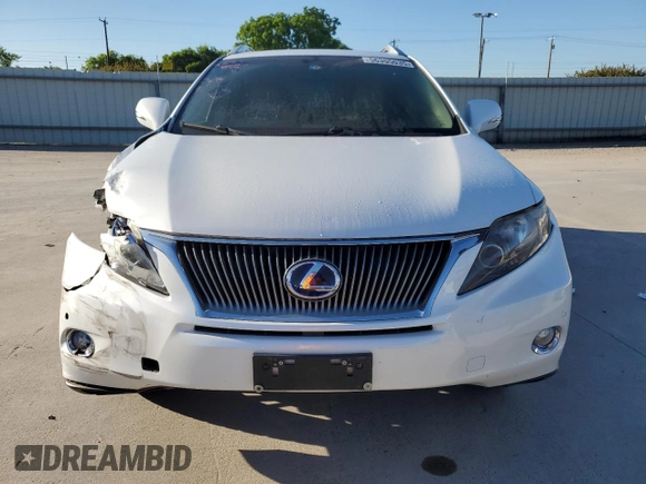 2011 Lexus RX 450h with VIN JTJZB1BA2B2405682, listed as a Copart auction lot 56355035 with 64,015 mi miles and Salvage title. Bid and sale history available at DreamBid. Image 5.