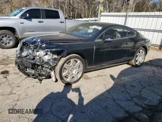 2008 Bentley Continental GT with VIN SCBCR73W88C057877, listed as a Copart auction lot 42740065 with 80,414 mi miles and Salvage Title. Bid and sale history available at DreamBid. Image 1.